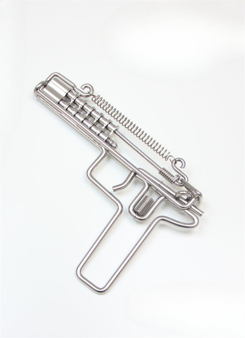 Stainless Matchlock: Nostalgic Chain Fire Starter