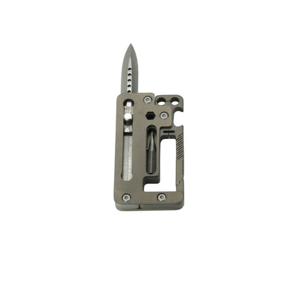 Titanium EDC MultiTool Keychain Folding Knife