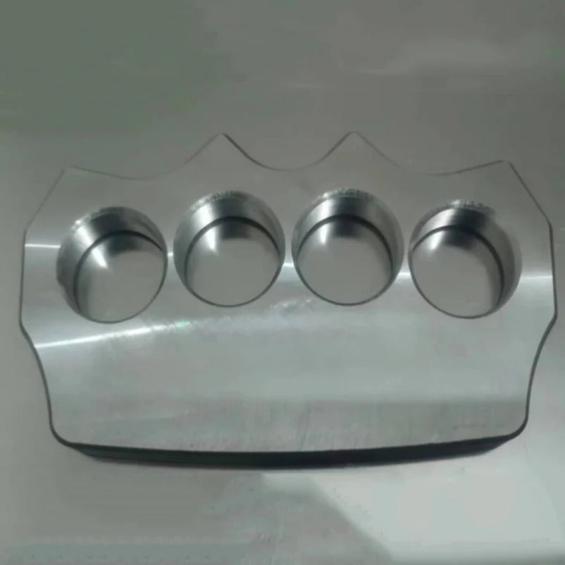 Solid Pure Steel Knuckle Duster - Self-Defense EDC Tool