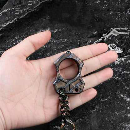 Single Finger Titanium Knuckle Duster Pendant