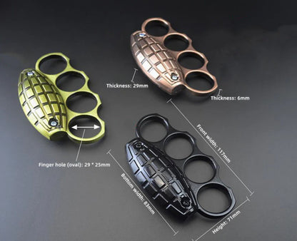 TigerGuard: Metal Brass Knuckle Duster & Four-Finger Buckle