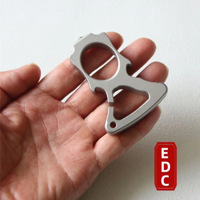 304 Stainless Steel Quick-Hanging Knuckle Duster - Self-Defense Tool