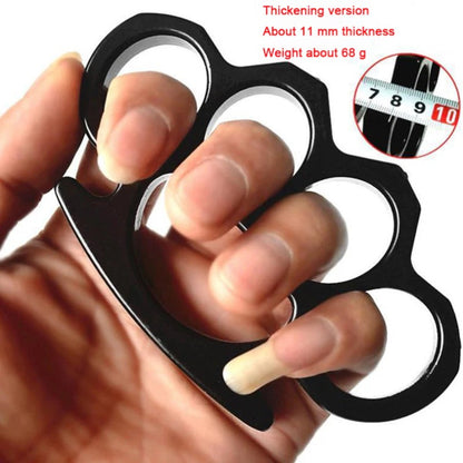 Thickened Metal Brass Knuckles Duster - Four Finger Defender