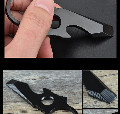 Pocket Rescue Multi-Tool: EDC Stainless Steel O-Plier Knuckle Duster