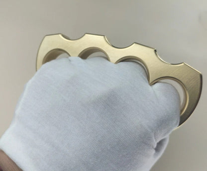 Solid Pure Brass Knuckle Duster - Self-Defense Gear