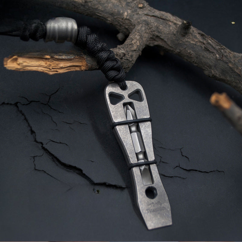 Titanium Survival Multi-Tool: TC21 Tactical Pry Bar