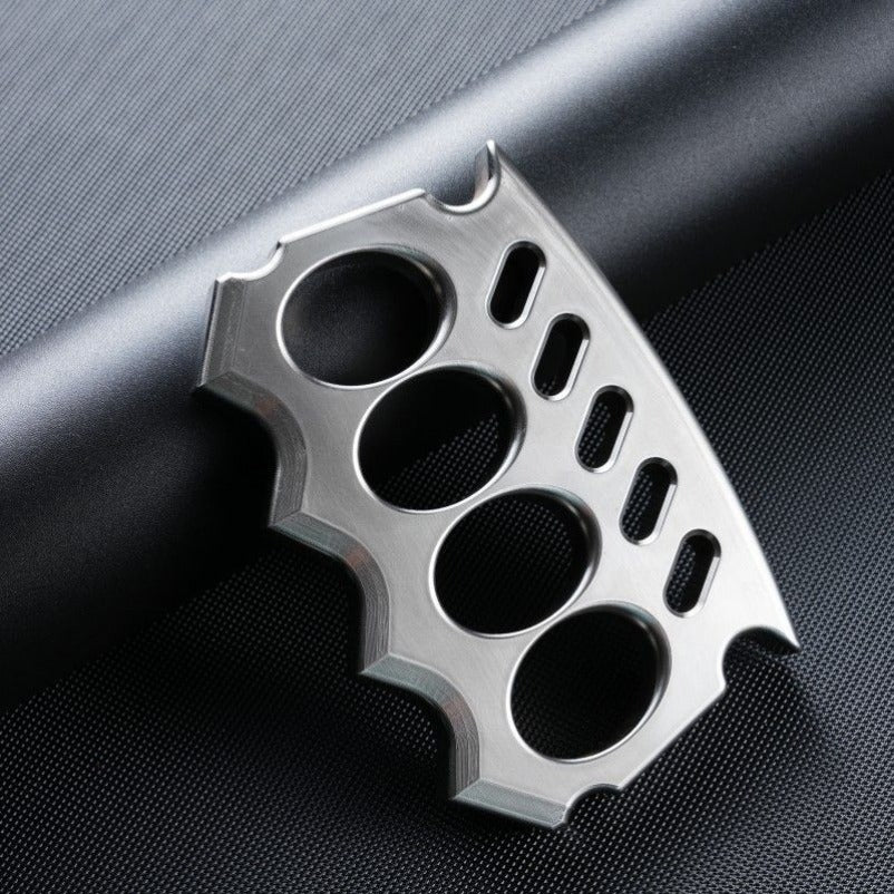 Solid Steel Knuckle Duster - Emergency Combat Tool