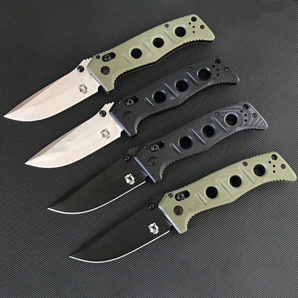 Liome G10 Grip Folding Blade Outdoor Survival Knife EDC Tool