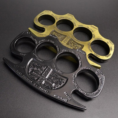 BroadGuard: Metal Brass Knuckles Duster, Fist Buckle & Fight Gear