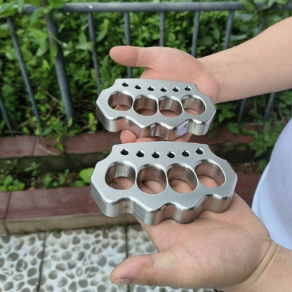 Solid Steel Knuckle Duster - Defense Tool