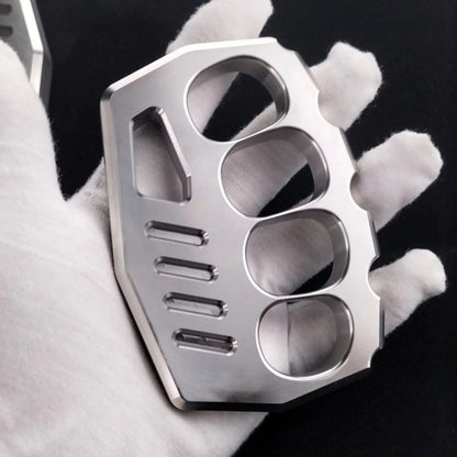 Solid Steel Knuckle Duster - Self-Defense EDC Tool