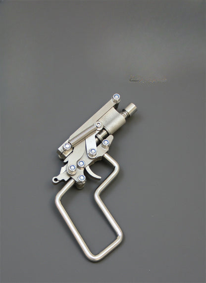 Stainless Steel Lancer: Vintage Rattleback Gun