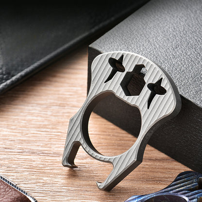 Titanium MultiTool EDC Keychain