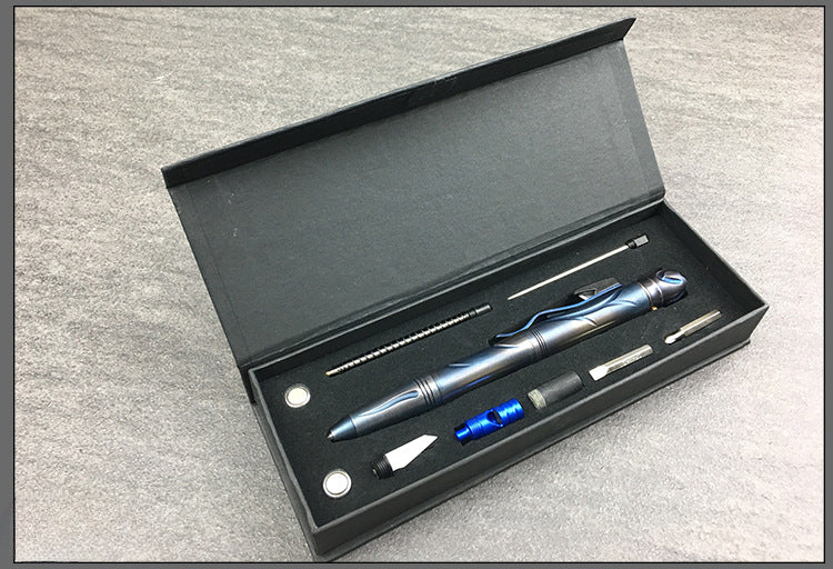 Vibrant Titan Tactical LED Pen: Outdoor Survival Defender