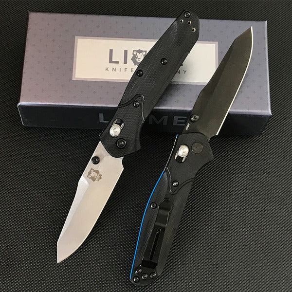 Liome Dual Color G10 Grip Folding Blade Outdoor Tactical Knife EDC Tool