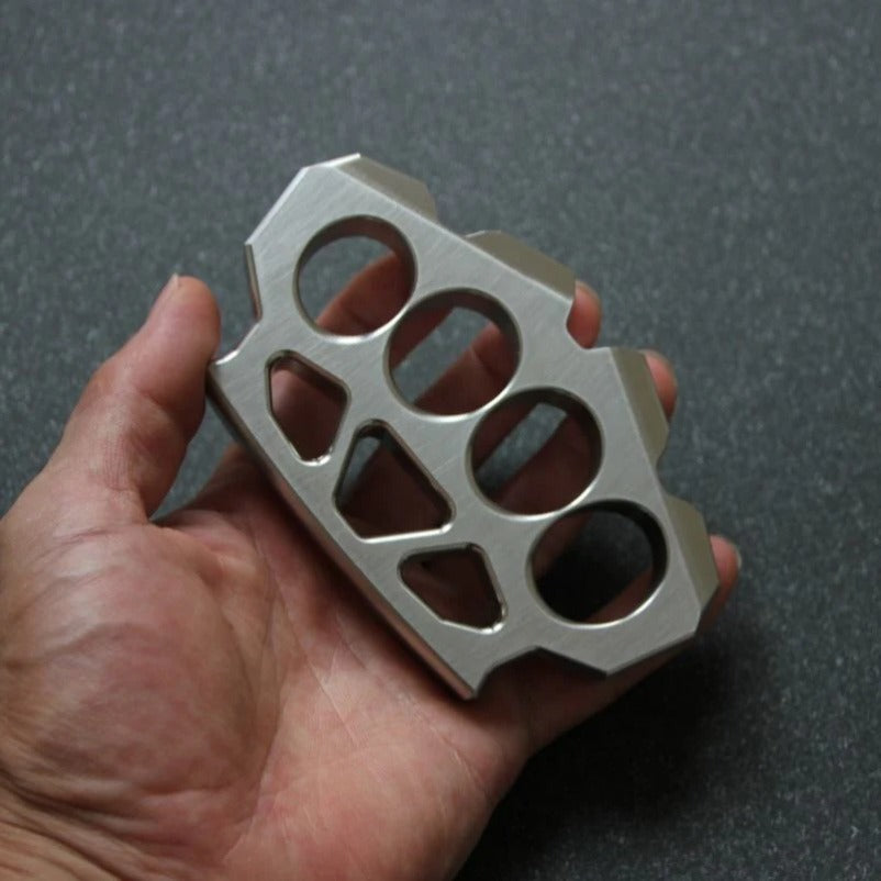 Precision Solid Steel Knuckle Duster - Self-Defense EDC Tool