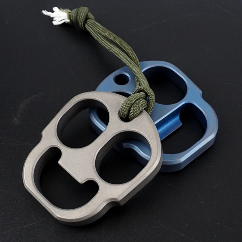 Titanium Bottle Opener Knuckle Duster - Multi-function Defense Tool