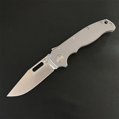 Titanium Alloy Folding Knife Outdoor Camping Hunting