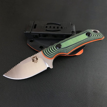 Liome G10 Grip Tactical Fixed Blade Outdoor Hunting Fishing Knife