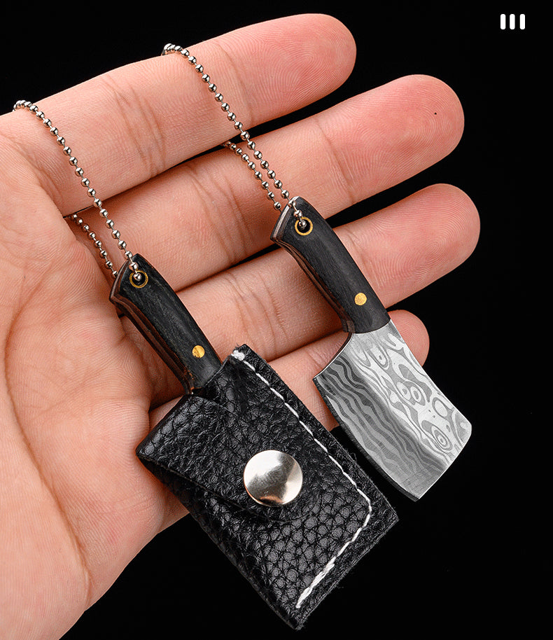 Mini Keychain Pocket Knife - Creative Backpack Charm Tool