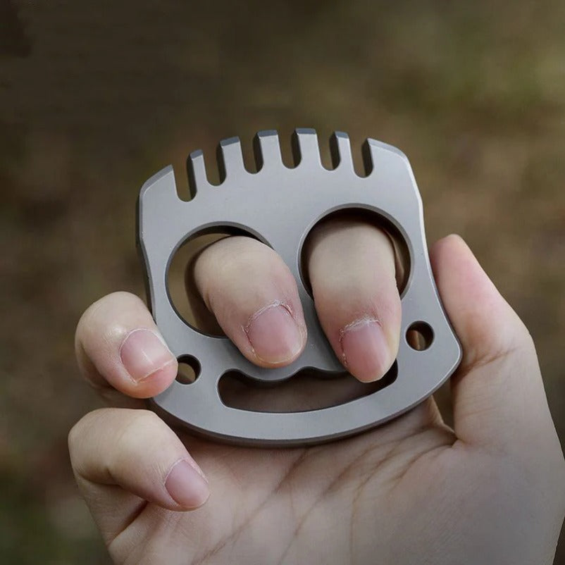 Smile Steel Knuckle Duster - Self-Defense EDC Tool