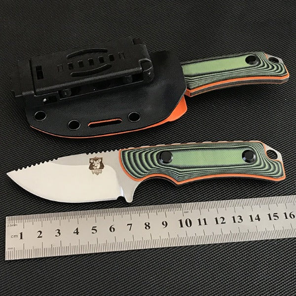 Liome G10 Grip Tactical Fixed Blade Outdoor Hunting Fishing Knife