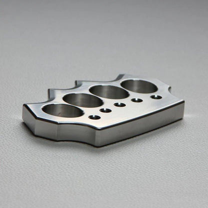 Solid Steel Knuckle Duster - Defense EDC Tool