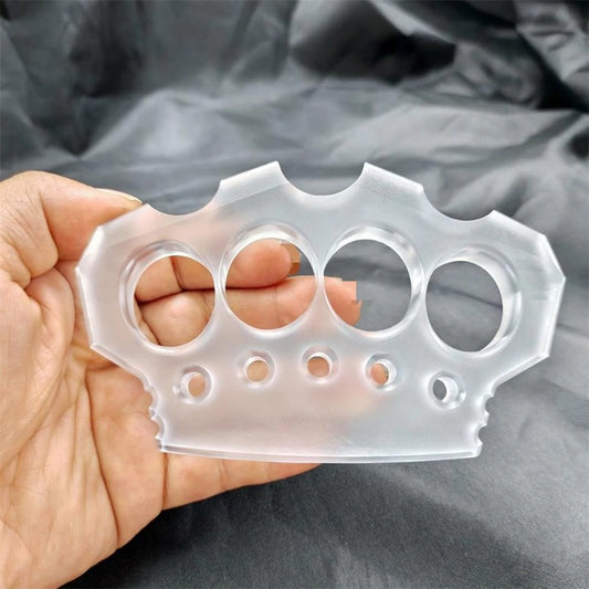 Knuckle Duster não metálico espesso - Ferramenta EDC de autodefesa