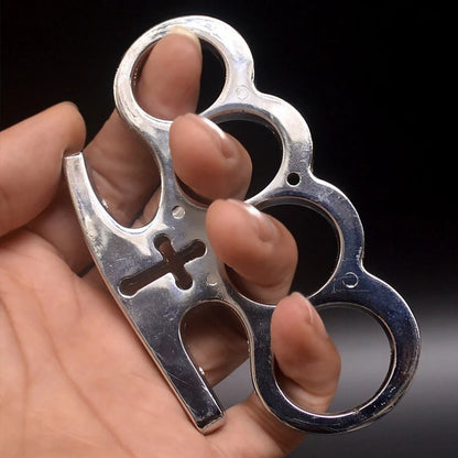 RingGuard: Brass Knuckles Duster, 4-Finger Combat & EDC Tool