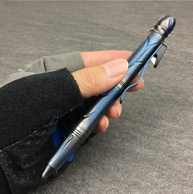 Vibrant Titan Tactical LED Pen: Outdoor Survival Defender