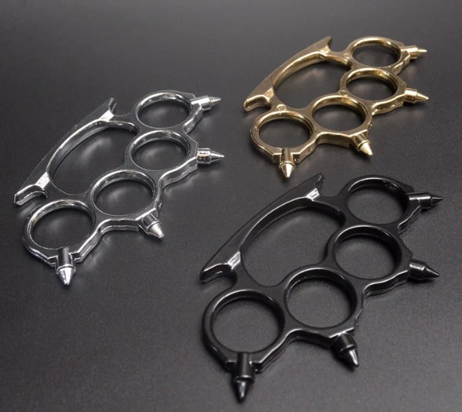 Hedgehog Solid Brass Knuckles Duster - Self-Defense EDC Tool