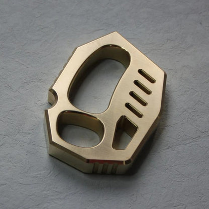 Solid Brass Knuckle Duster - Self-Defense EDC Tool