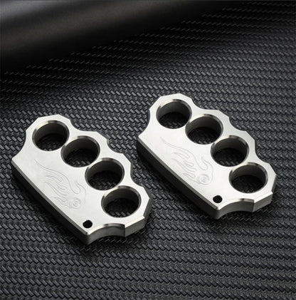 Fine Steel Solid Knuckle Duster - Self-Defense EDC Tool