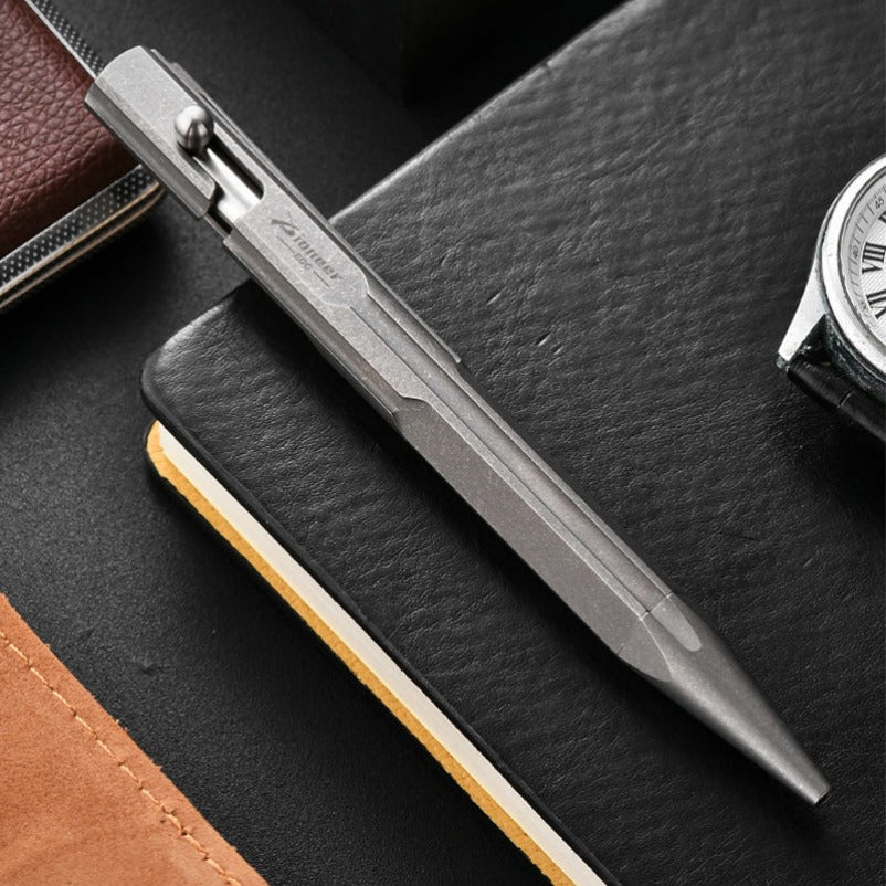 Ink Sentinel: Titanium Tactical Pen for Everyday Carry