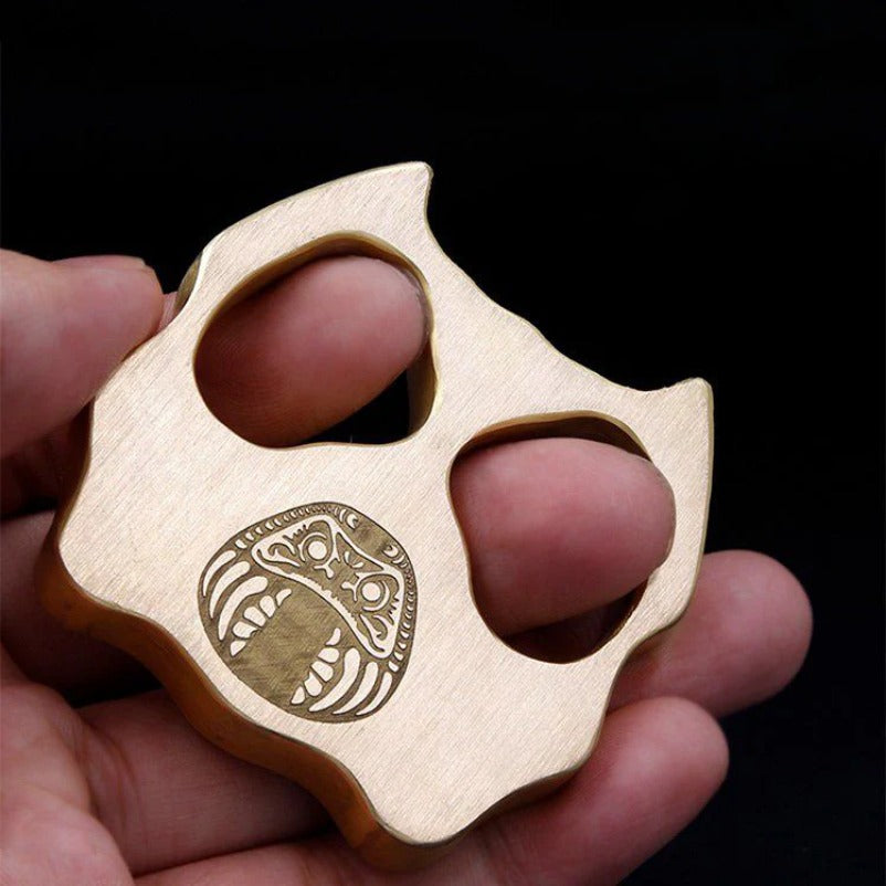 Brass Knuckle Duster - Pet Shape Defense Tool