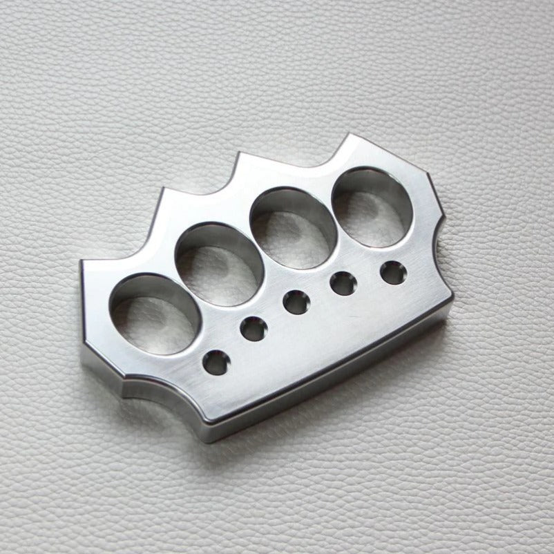 Solid Steel Knuckle Duster - Defense EDC Tool