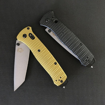 Liome Aluminum Grip Tactical Folder Outdoor Camping Survival Knife EDC Tool