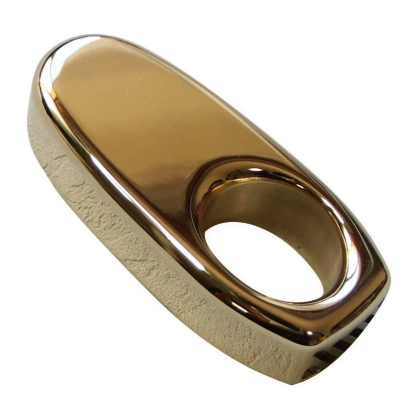 Mini Exquisite Solid Brass Knuckle Duster - Self-Defense Tool