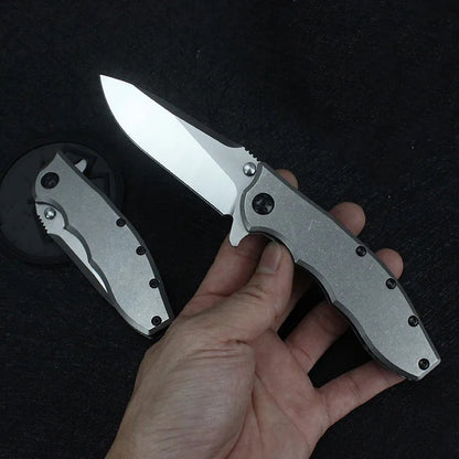 Titanium Alloy Folding Knife Outdoor Camping