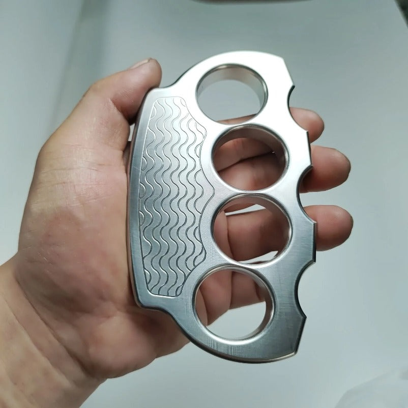 Solid Steel Knuckle Duster - Emergency Defender