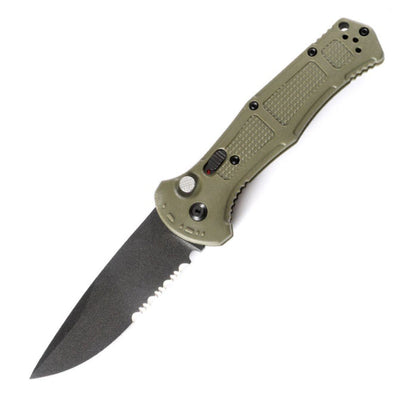 D2 Blade Nylon Fiber Handle Folding Knife Outdoor Hunting Tactical Pocket Knife