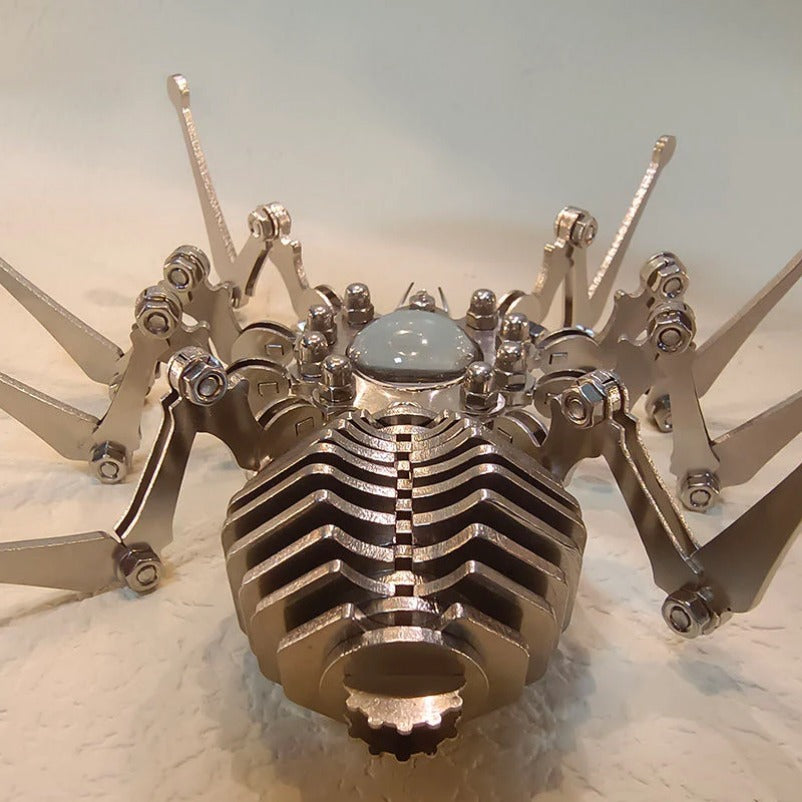 Time Spider Static Puzzle - Stainless Steel Decor