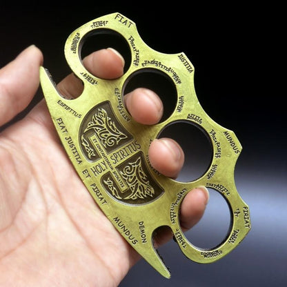 BroadGuard: Metal Brass Knuckles Duster, Fist Buckle & Fight Gear