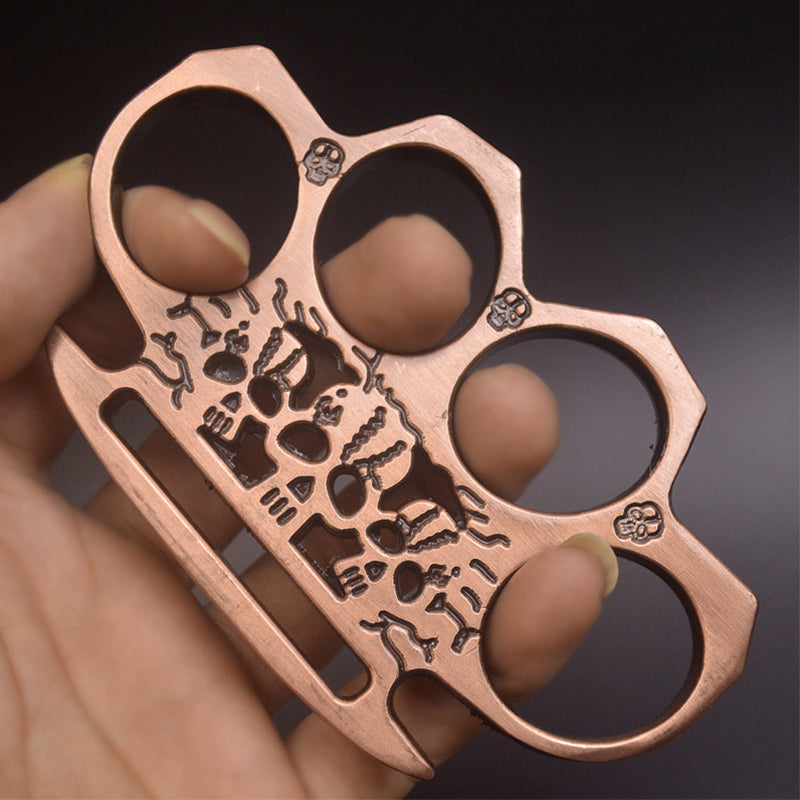 GhostGuard: Solid Brass Knuckles Duster & Window Breaker