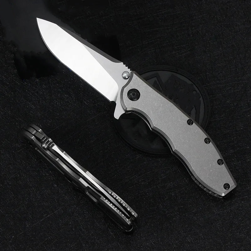 Titanium Alloy Folding Knife Outdoor Camping