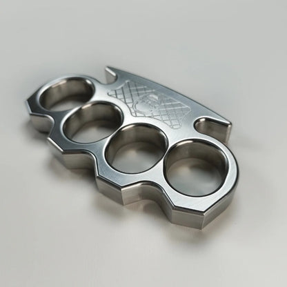 Solid Steel Knuckle Duster - Emergency Defender