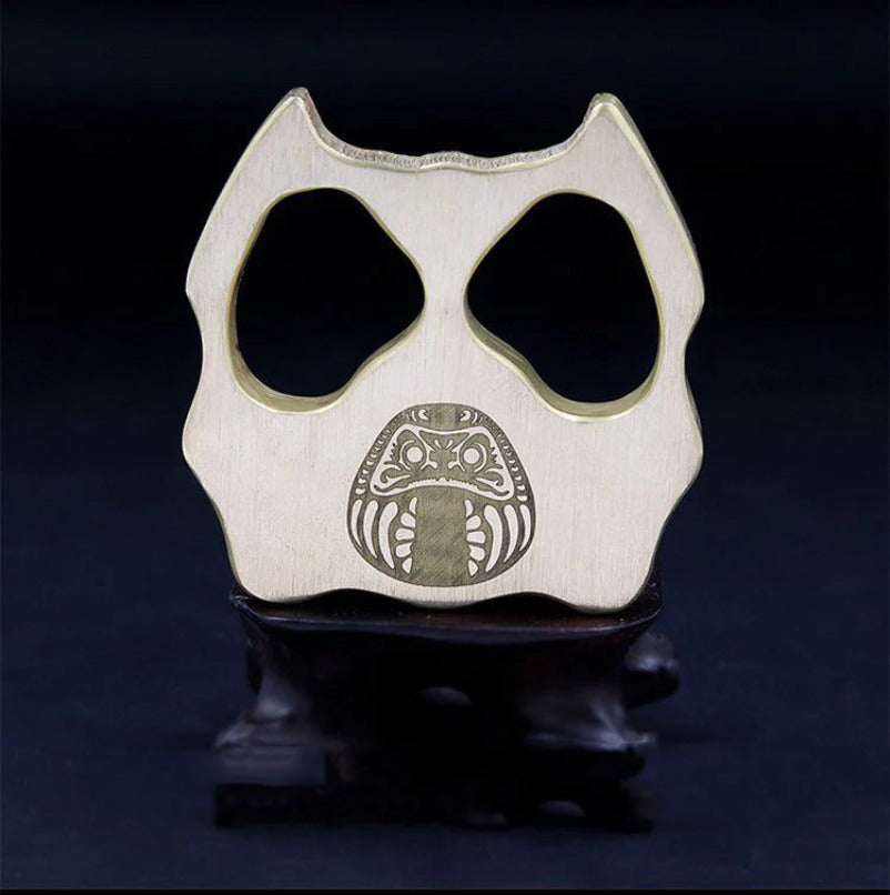 Brass Knuckle Duster - Pet Shape Defense Tool