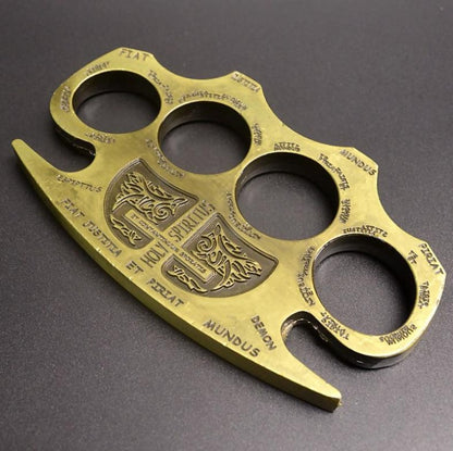 BroadGuard: Metal Brass Knuckles Duster, Fist Buckle & Fight Gear