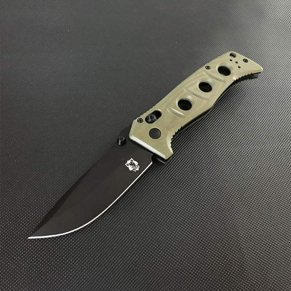 Liome G10 Grip Folding Blade Outdoor Survival Knife EDC Tool