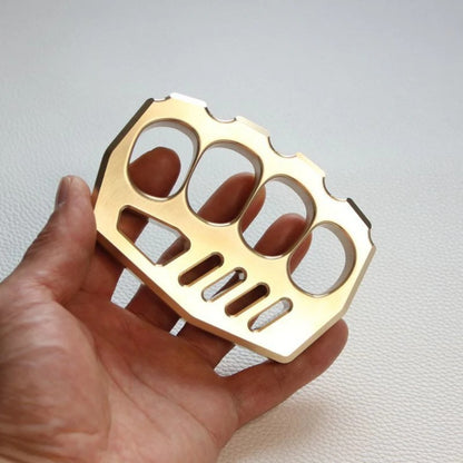 Precision Thickened Brass Knuckle Duster - Self-Defense Gear